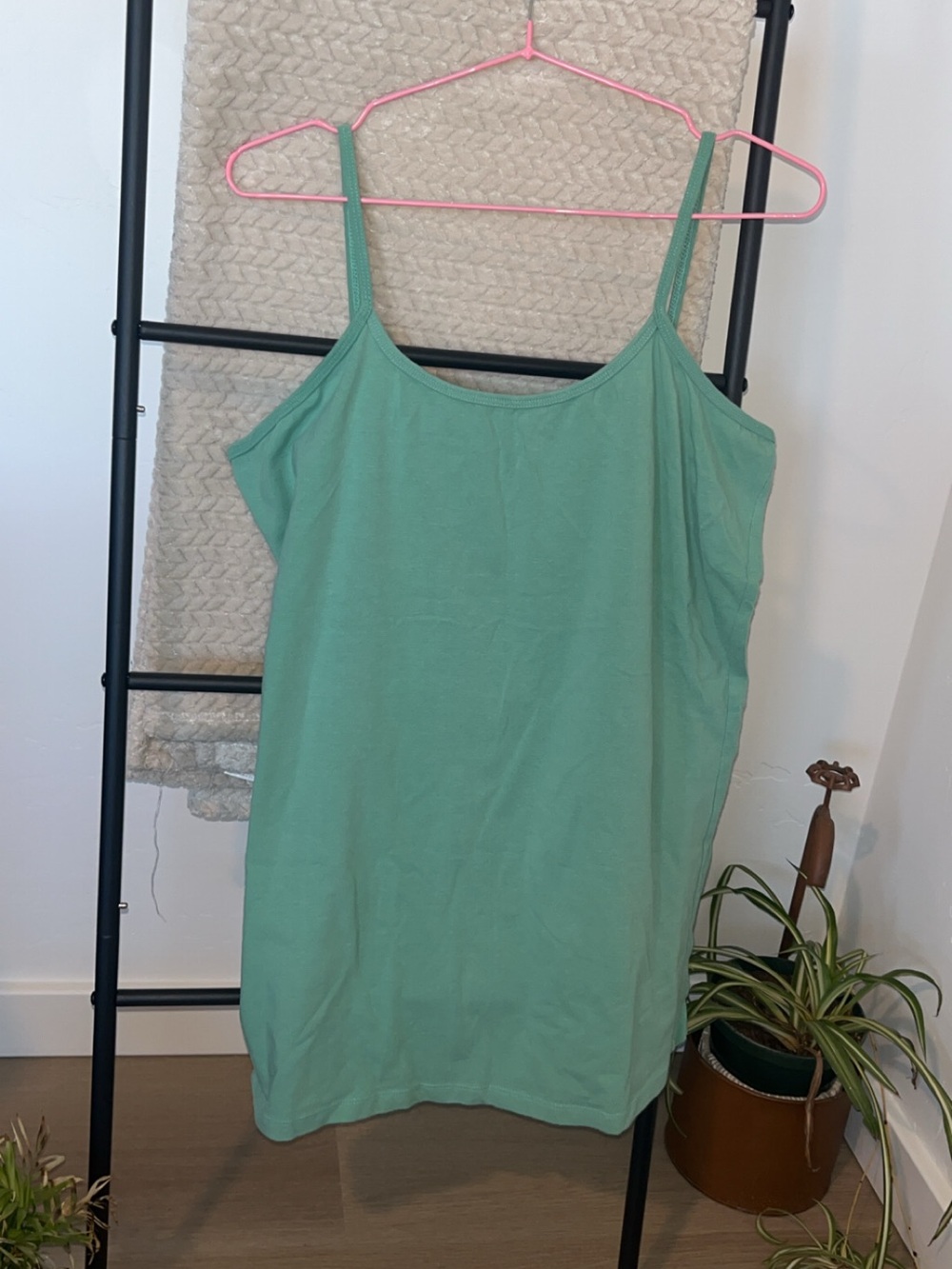 DownEast Mint Green Camisole Tank Top